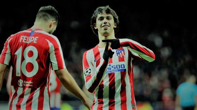 celebracion joao felix vs lokomotiv